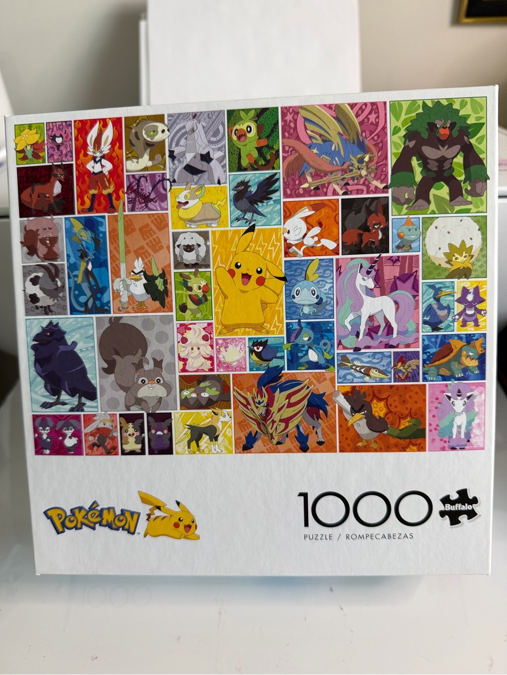 Pokémon 1000-Piece Jigsaw Puzzle — Pikachu & Character Collage (Yellow)